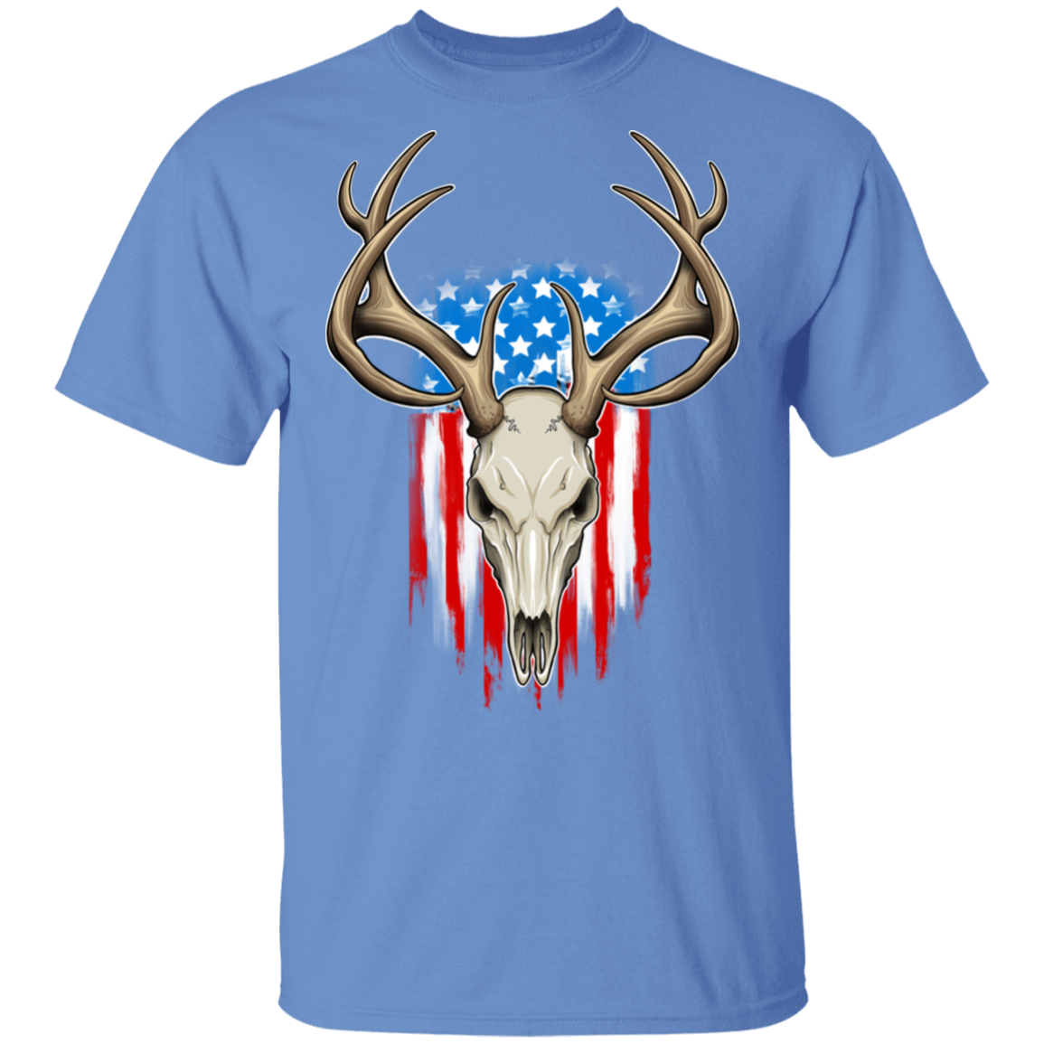 American Flag Hunting T-Shirt