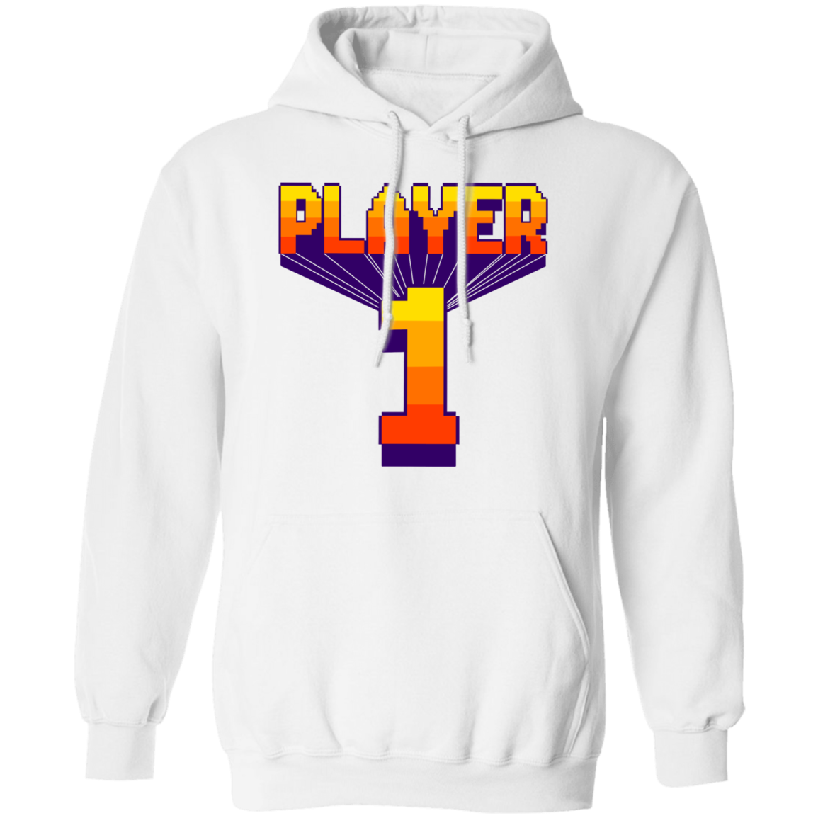 Player 1 Video Game Arcade Pullover Hoodie