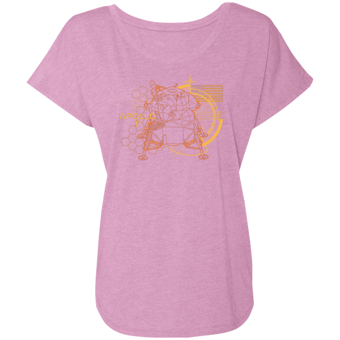 Apollo 11 American Spaceflight Women's Dolman Sleeve