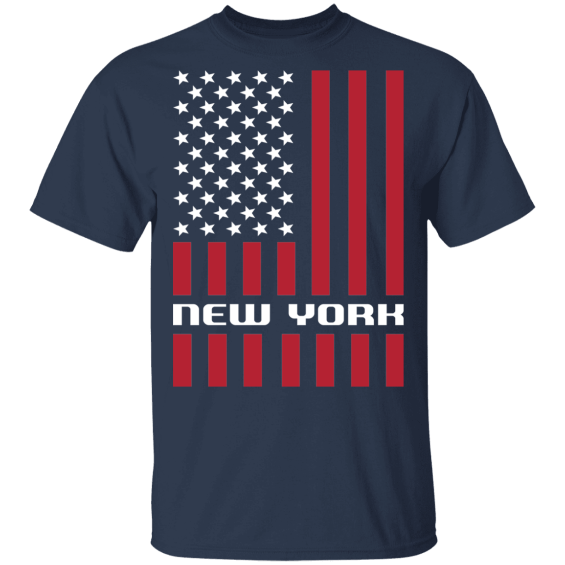 New York NY American Flag USA T-Shirt