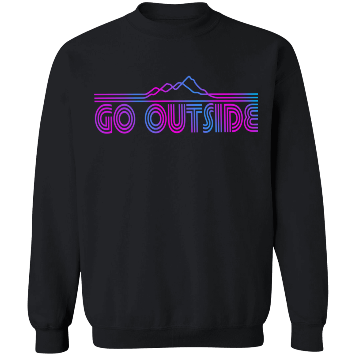 Go Outside Camping Nature Crewneck Sweatshirt