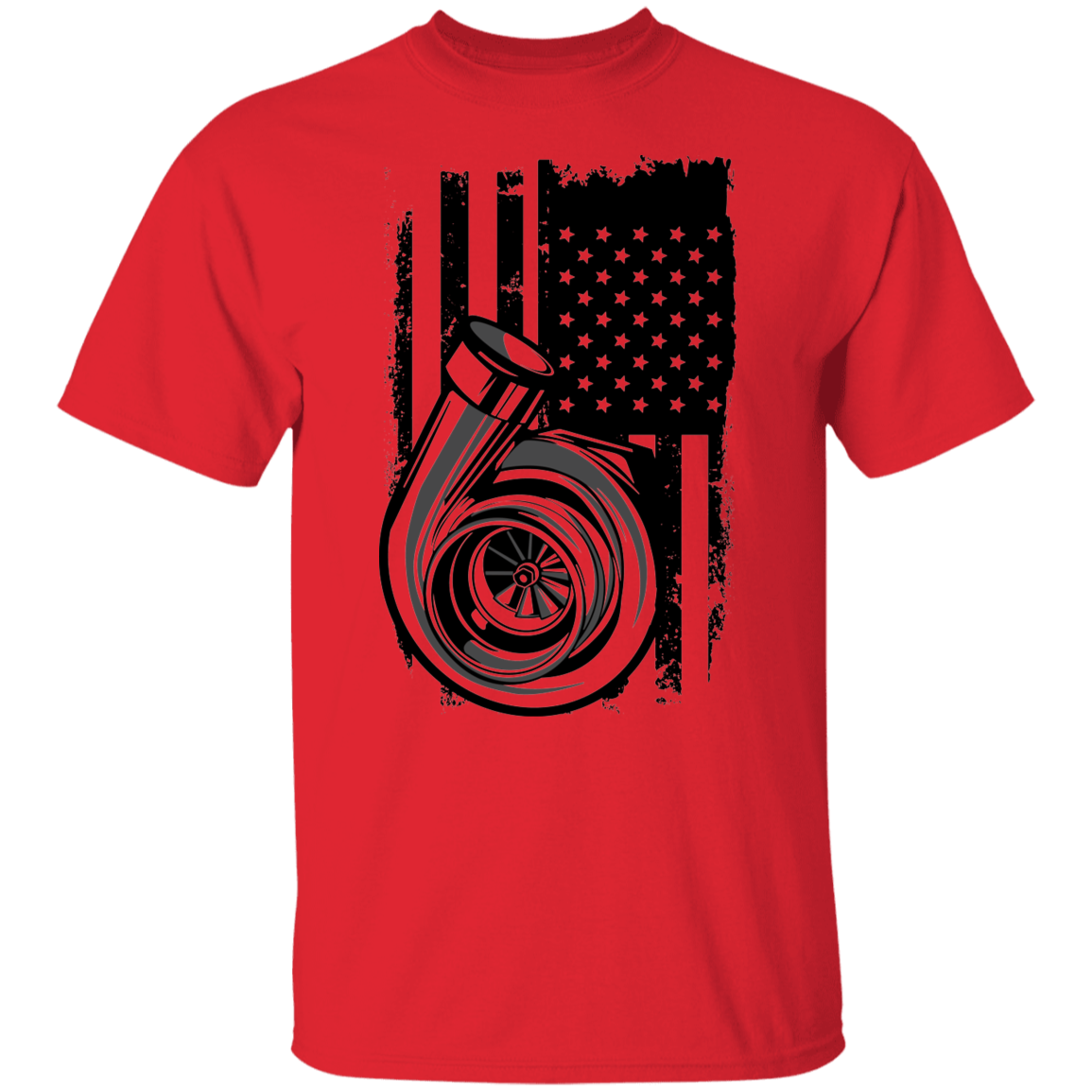 Turbo American Flag Boosted T-Shirt