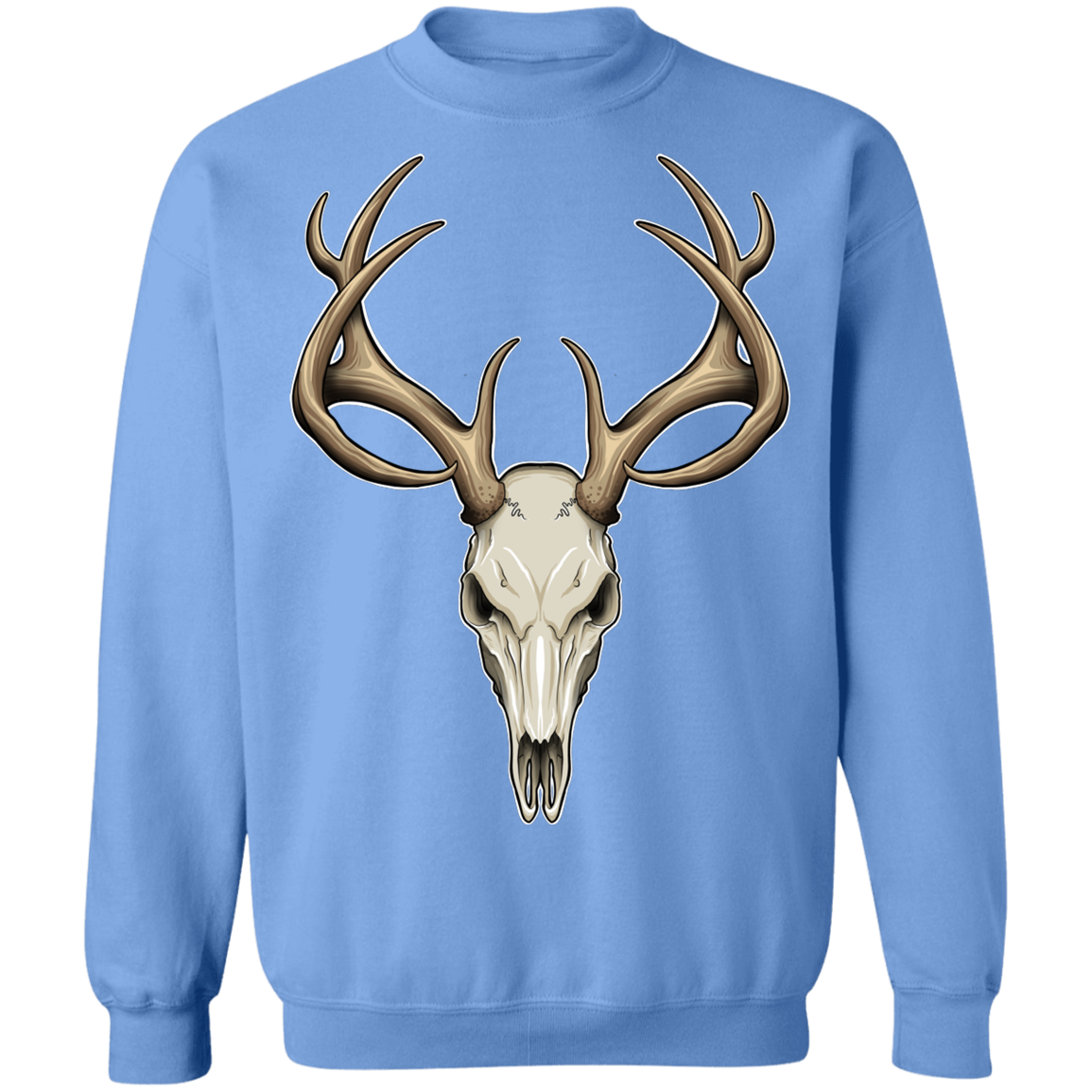 Hunting Deer Skull Crewneck Sweatshirt