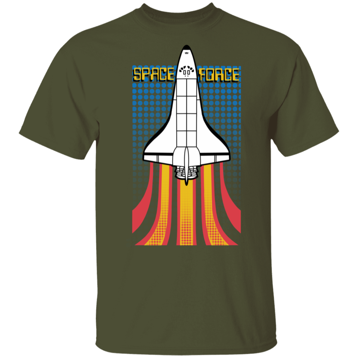 Men's Space Force Retro 80s T-Shirt