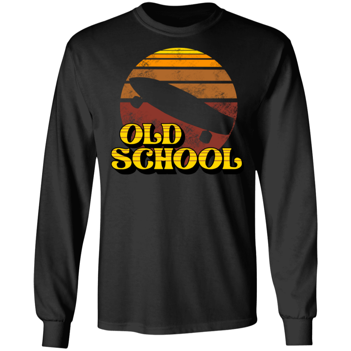 Old School Skateboarding Long Sleeve T-Shirt