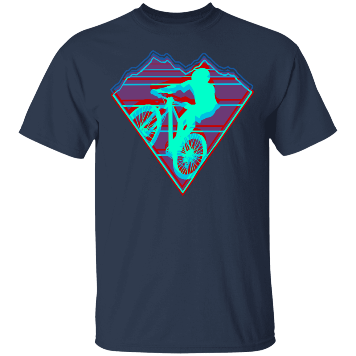 Retro Mountain Biker T-Shirt