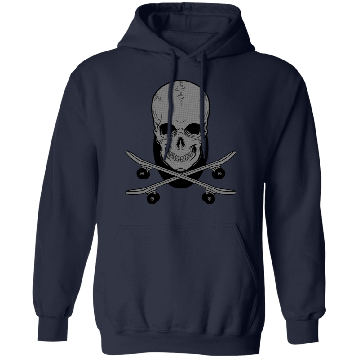 Skeleton Skateboarding Skateboard Shred Pullover Hoodie