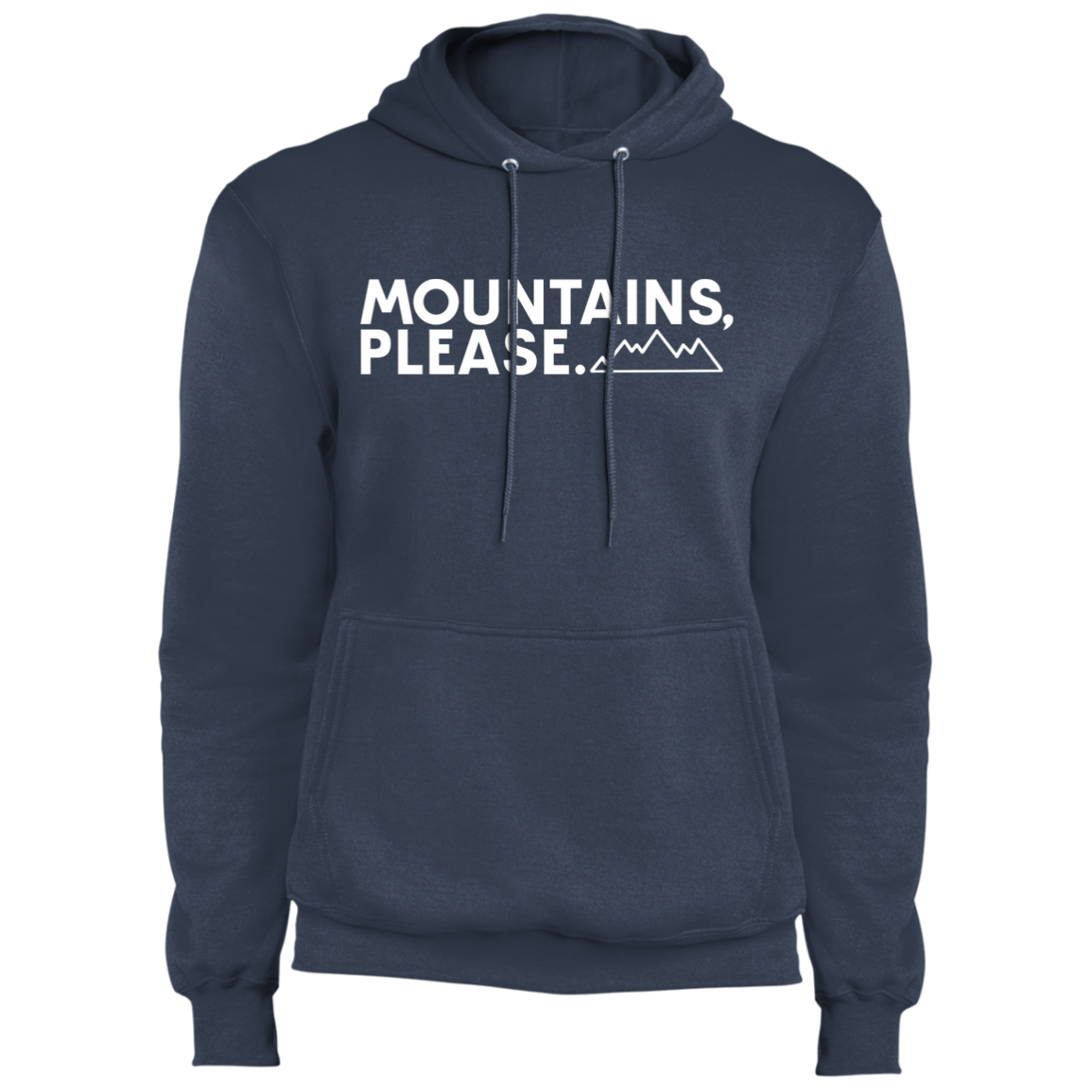 Mountains, Please. Hiking Mountains Nature Pullover Hoodie
