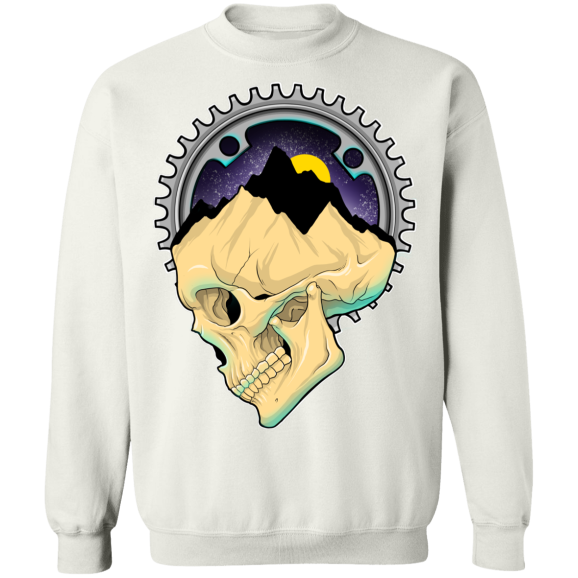 Gear Head Mountain Biking Crewneck Sweatshirt