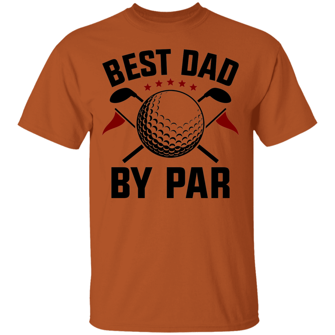 Best Dad By Par Funny Father Golfing T-Shirt