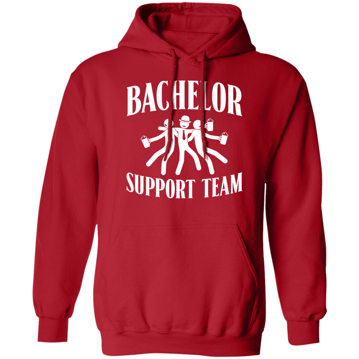 Bachelor Party Funny Support Team Hoodie