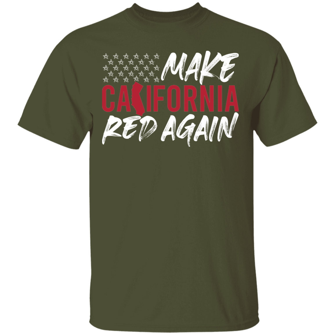 Make California Red Again Republican T-Shirt