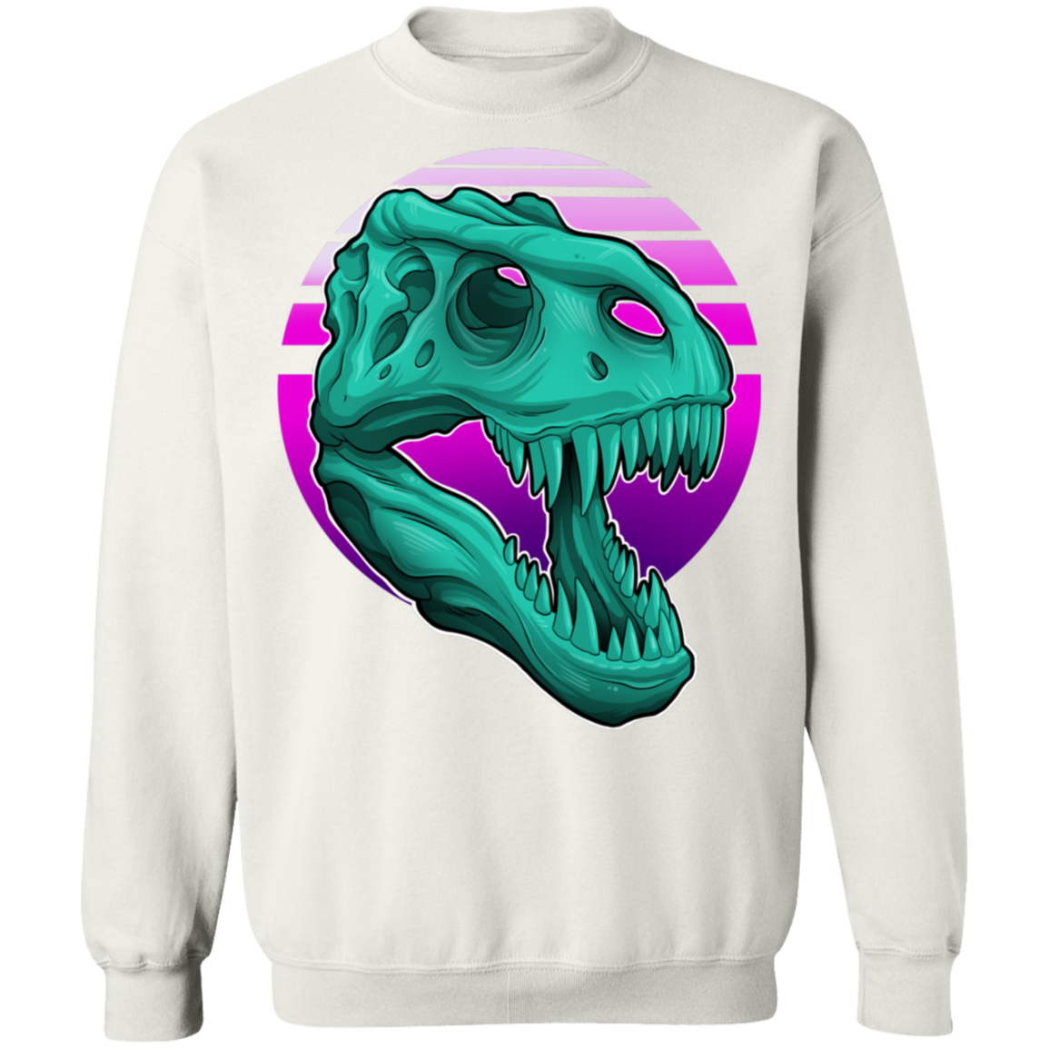 T-Rex Retro 80's Crewneck Sweatshirt