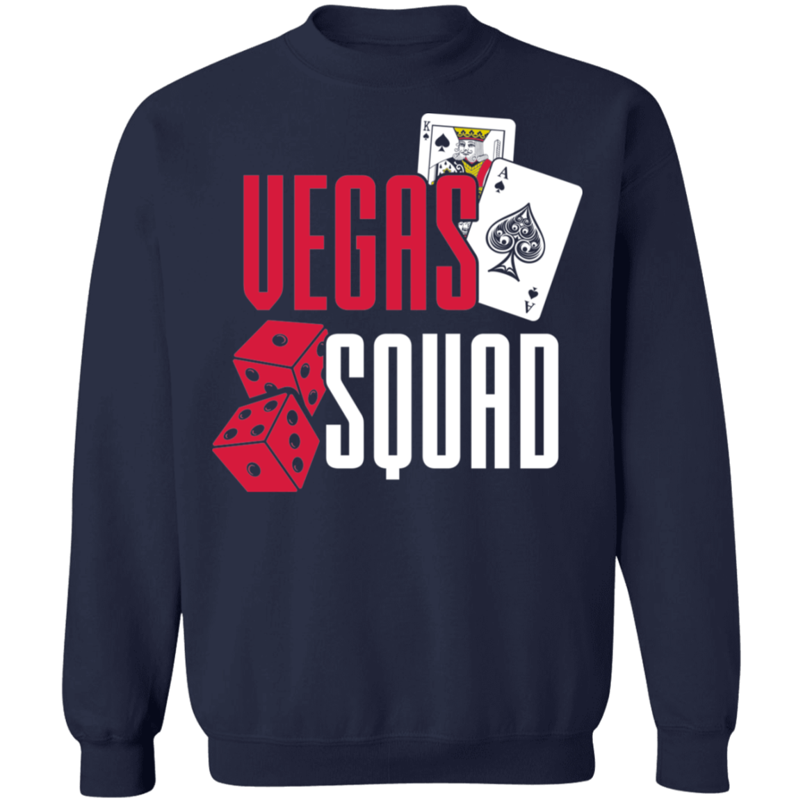 Vegas Squad Bachelor Party Las Vegas Crewneck Sweatshirt