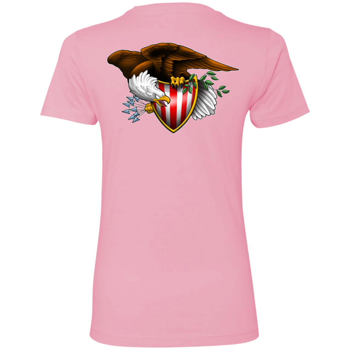 Patriot American Bald Eagle Women's Double Sided Boyfriend T-Shirt