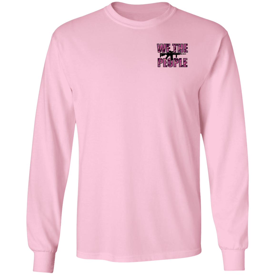 We the People United We Stand Double Sided Long Sleeve T-Shirt