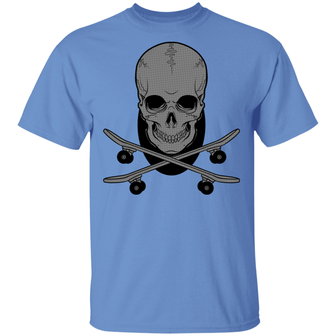 Skeleton Skateboarding Skateboard Shred T-Shirt
