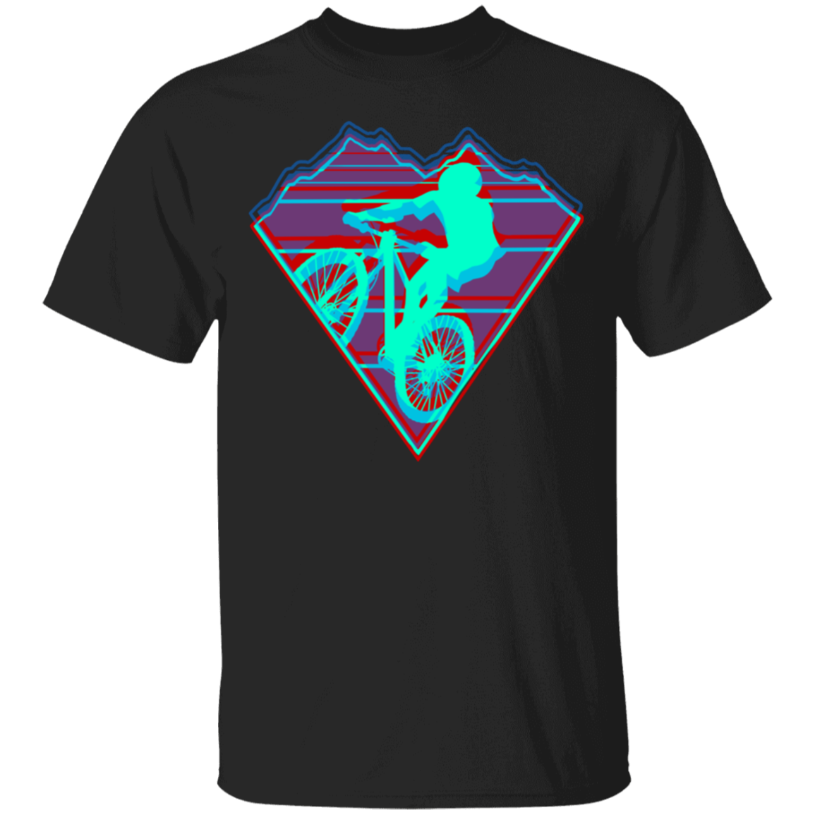 Retro Mountain Biker Youth T-Shirt