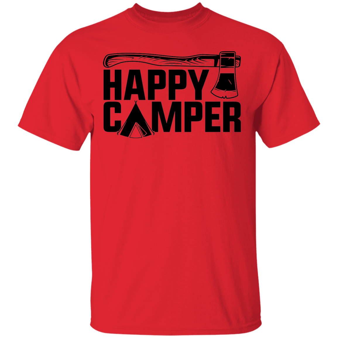 Happy Camper Outdoor Camping T-Shirt