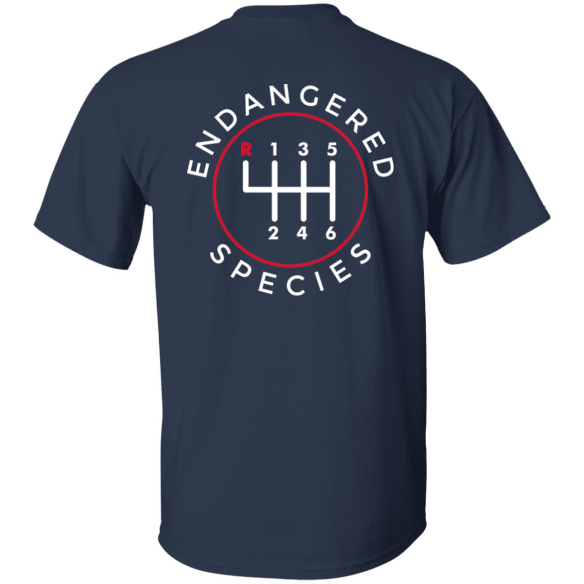 Endangered Species 6 Speed Back Print T-Shirt
