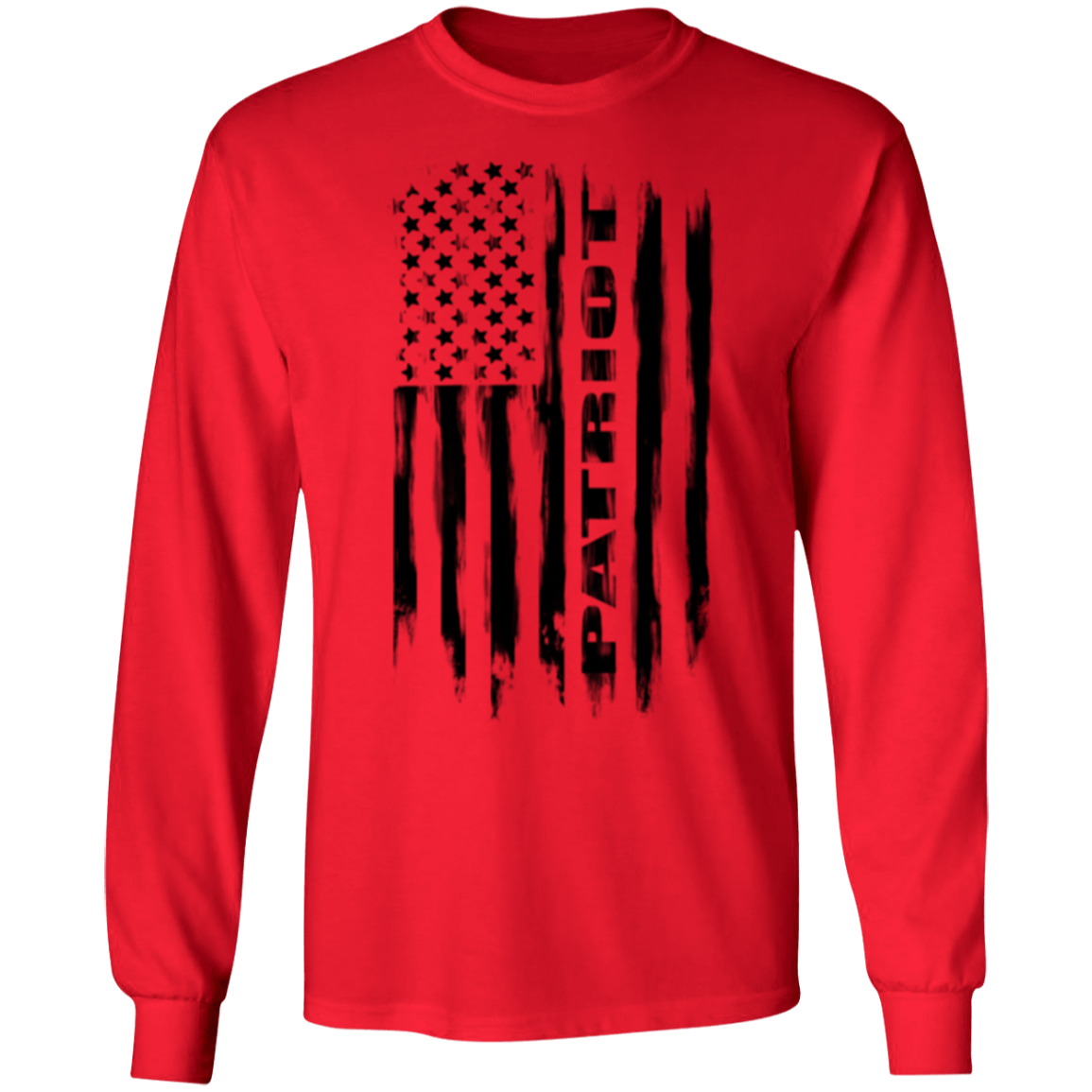 Patriot American Flag Long Sleeve T-Shirt