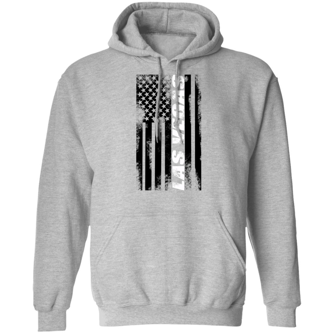 Las Vegas Nevada American Flag Pullover Hoodie