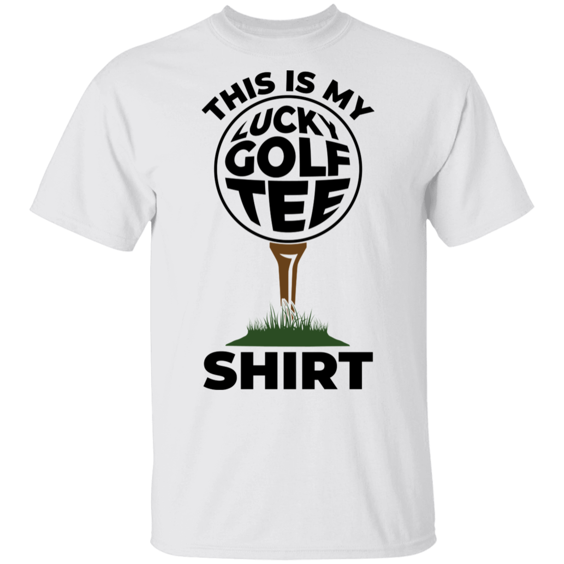This Is My Lucky Golf Tee Shirt Golfing T-Shirt