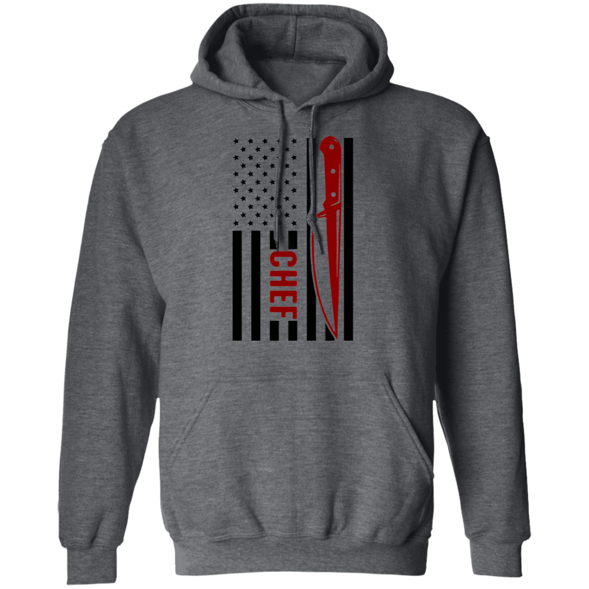 Chef American Flag Cooking Pullover Hoodie