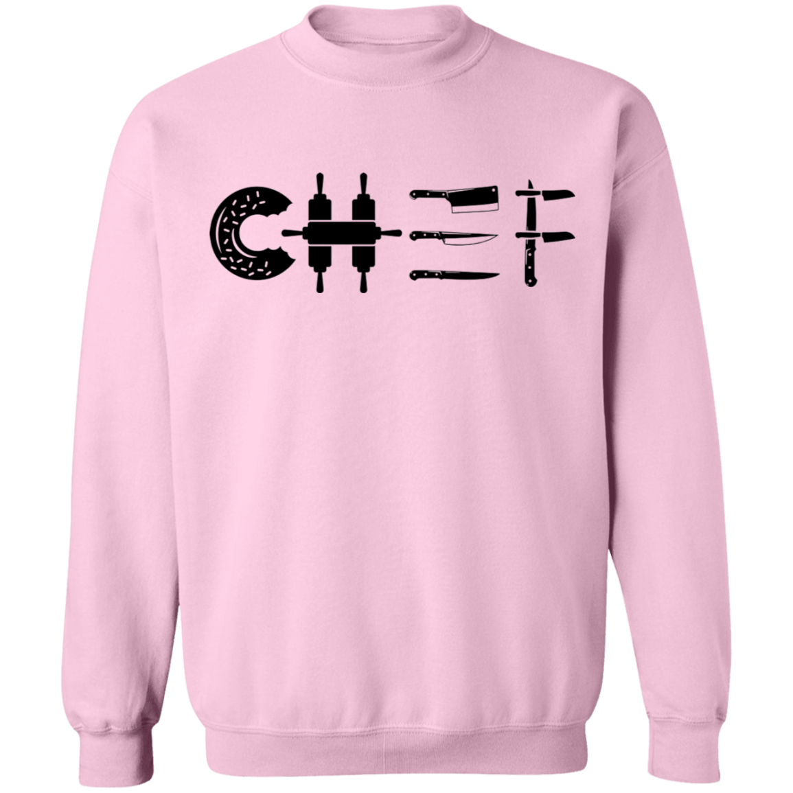 Chef Cooking Knife Crewneck Sweatshirt