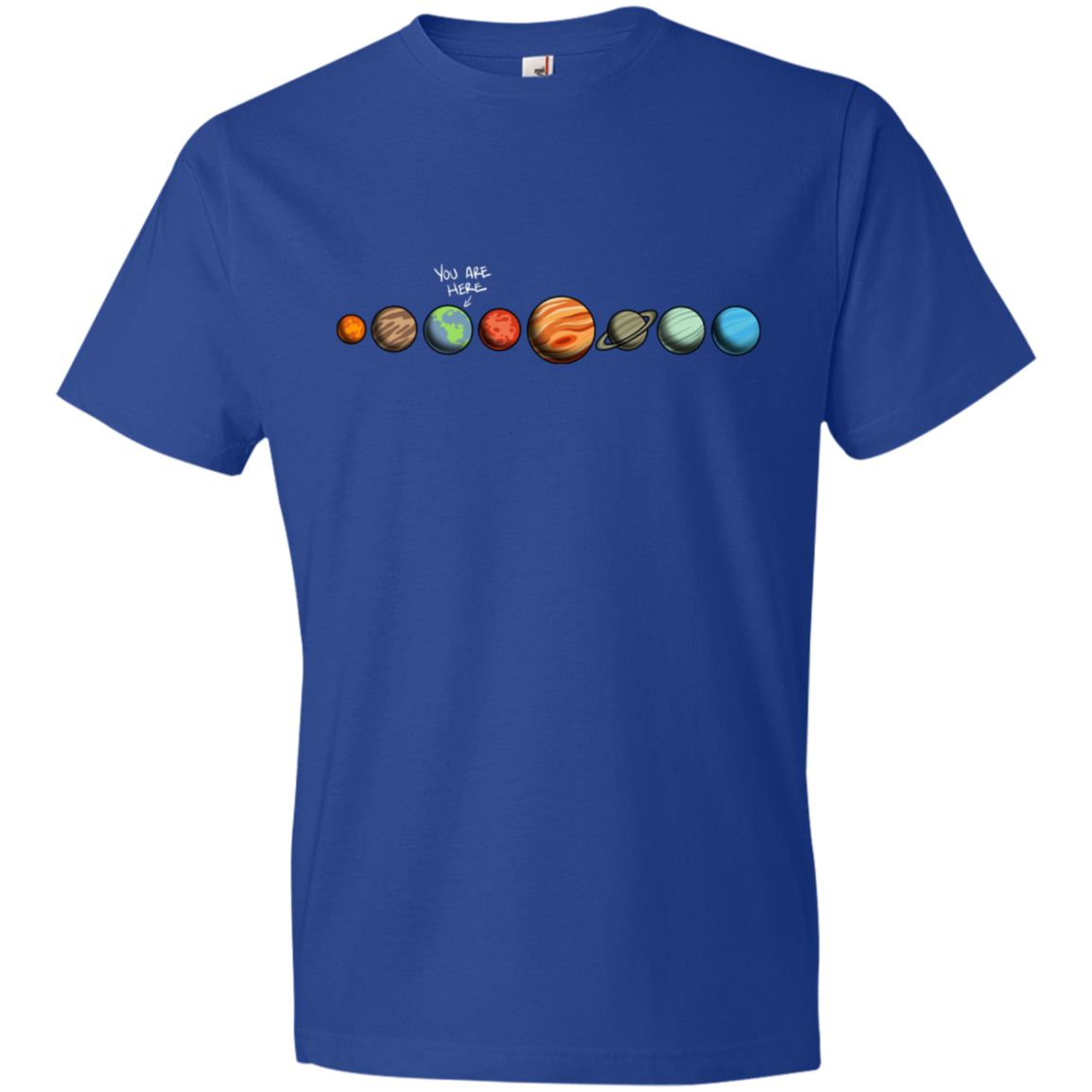 Youth Space Earth You Are Here Lightweight T-Shirt