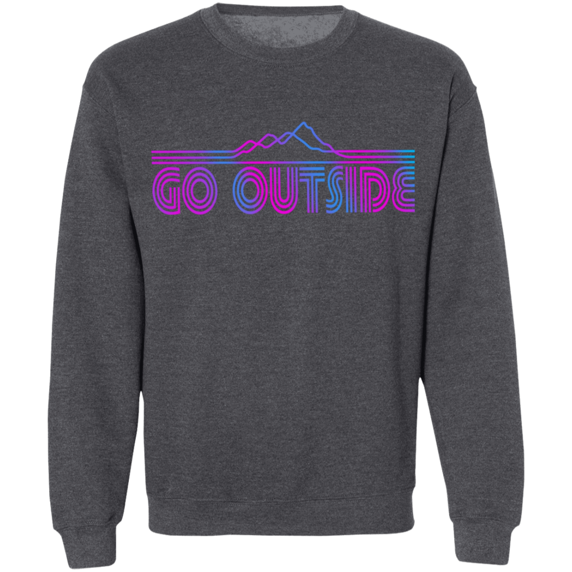 Go Outside Camping Nature Crewneck Sweatshirt