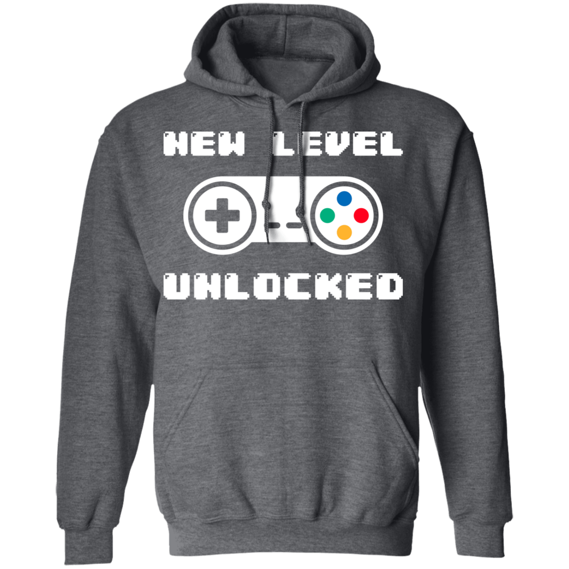 New Level Unlocked Gaming Pullover Hoodie