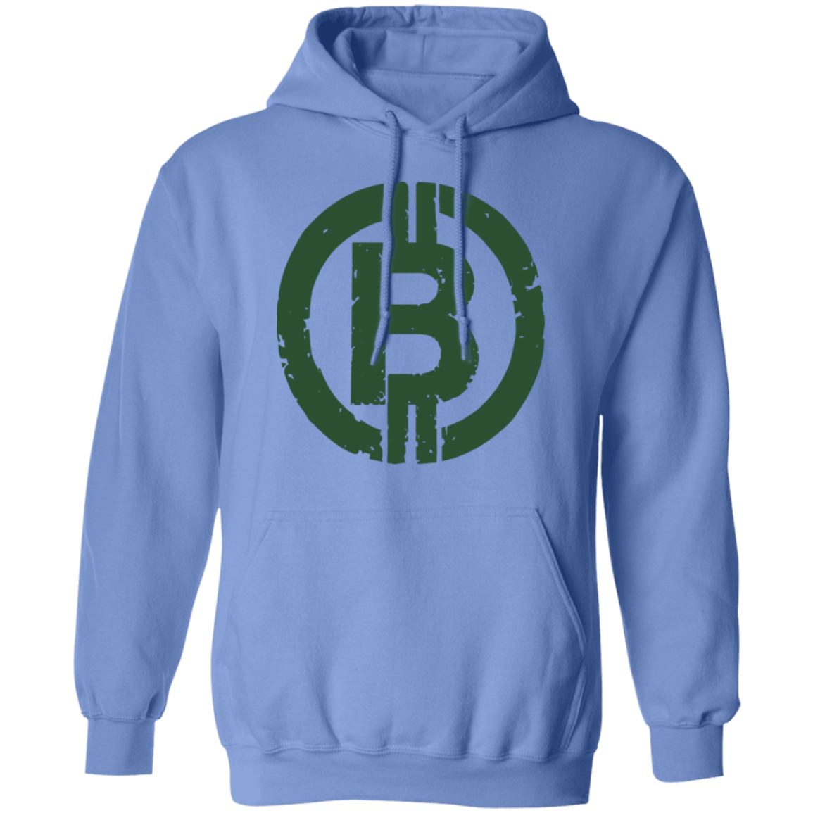 Military Green Bitcoin Hodl Cryptocurrency BTC Pullover Hoodie