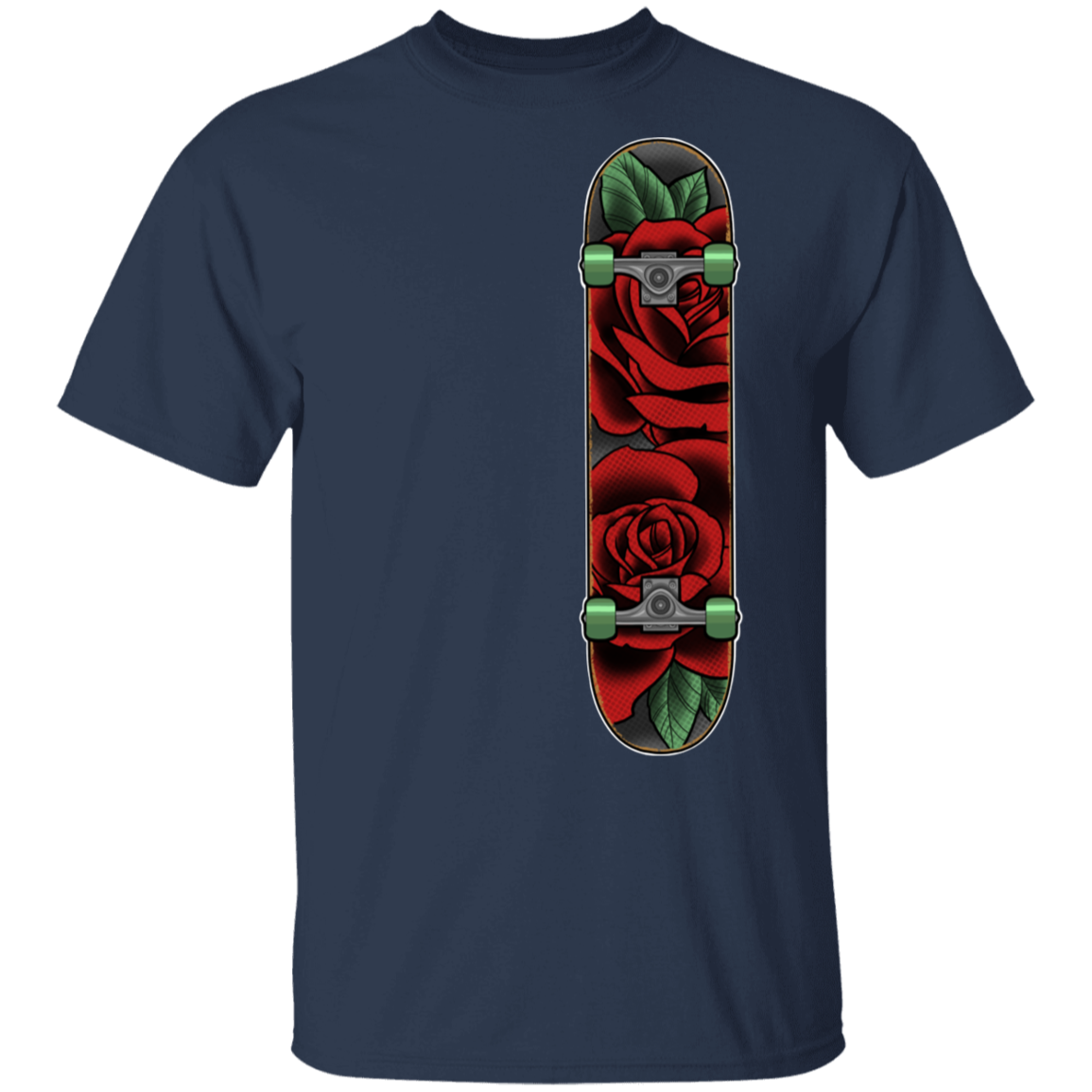 Rose Classic Skateboard Skateboarder T-Shirt