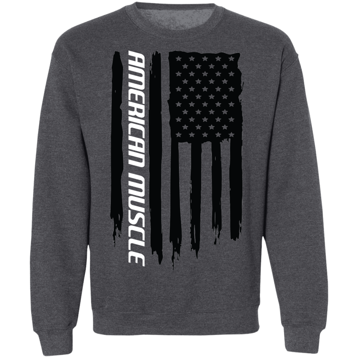 American Muscle American Flag Pullover Sweatshirt