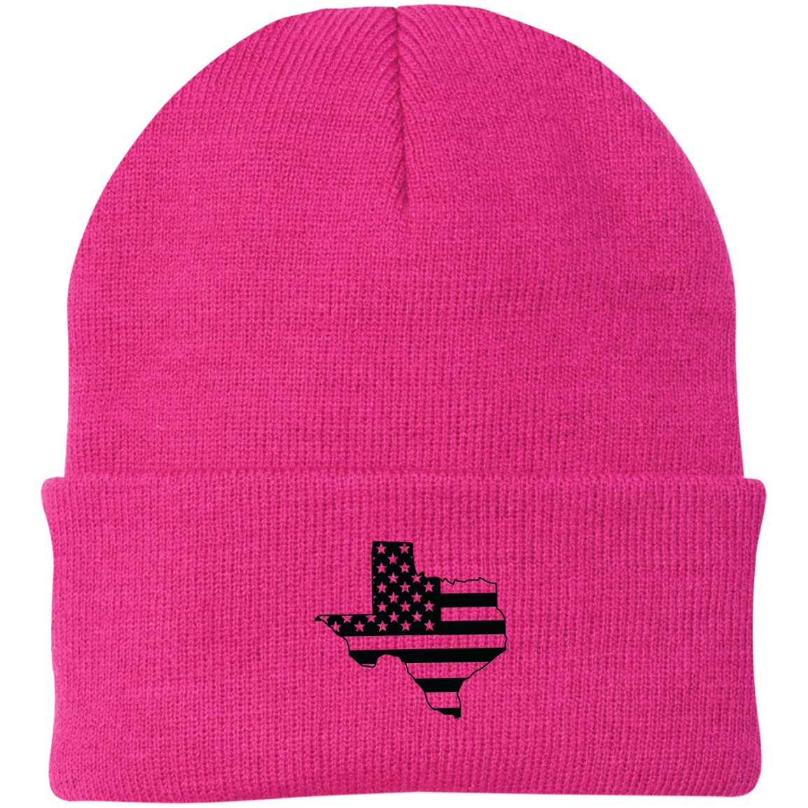 Texas TX State American Flag Beanie Cap