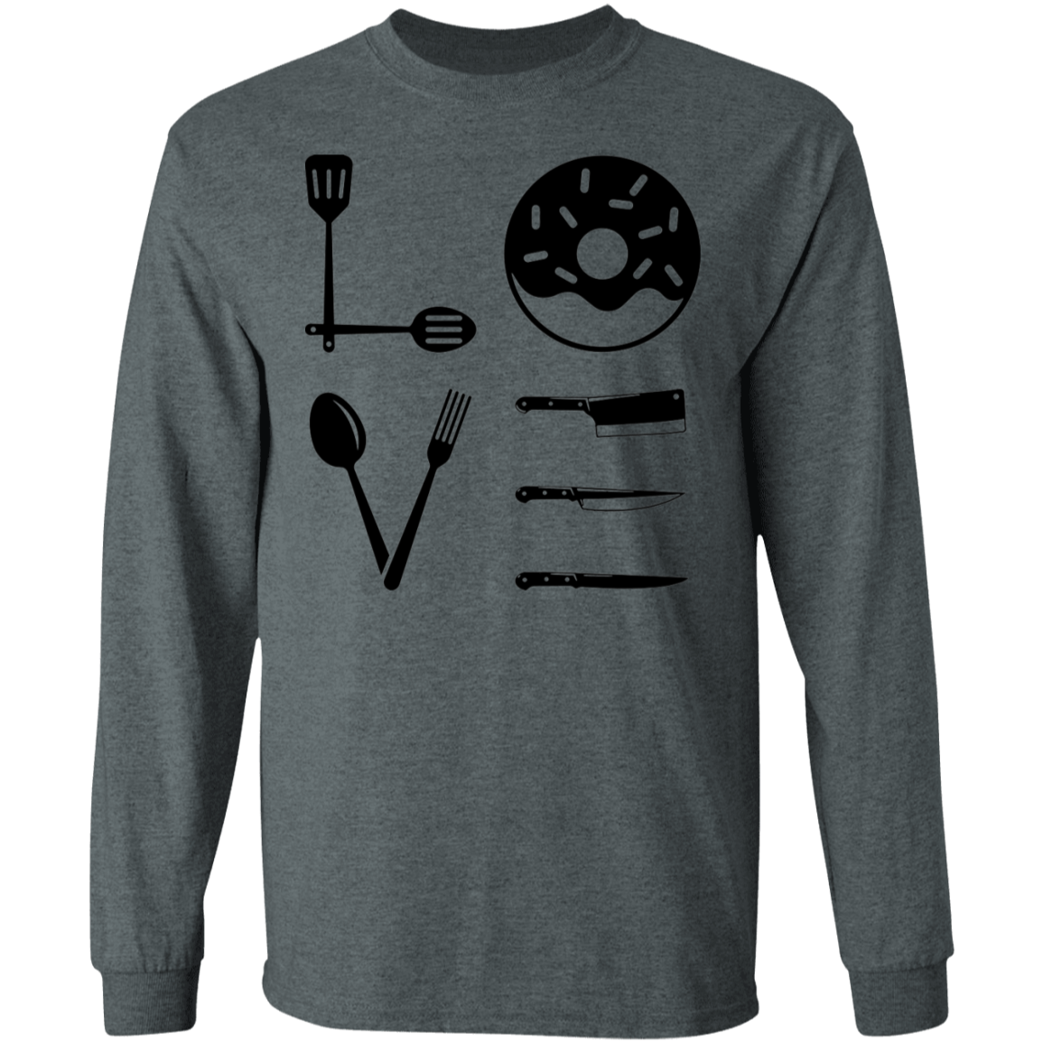 Love Cooking Chef Long Sleeve T-Shirt