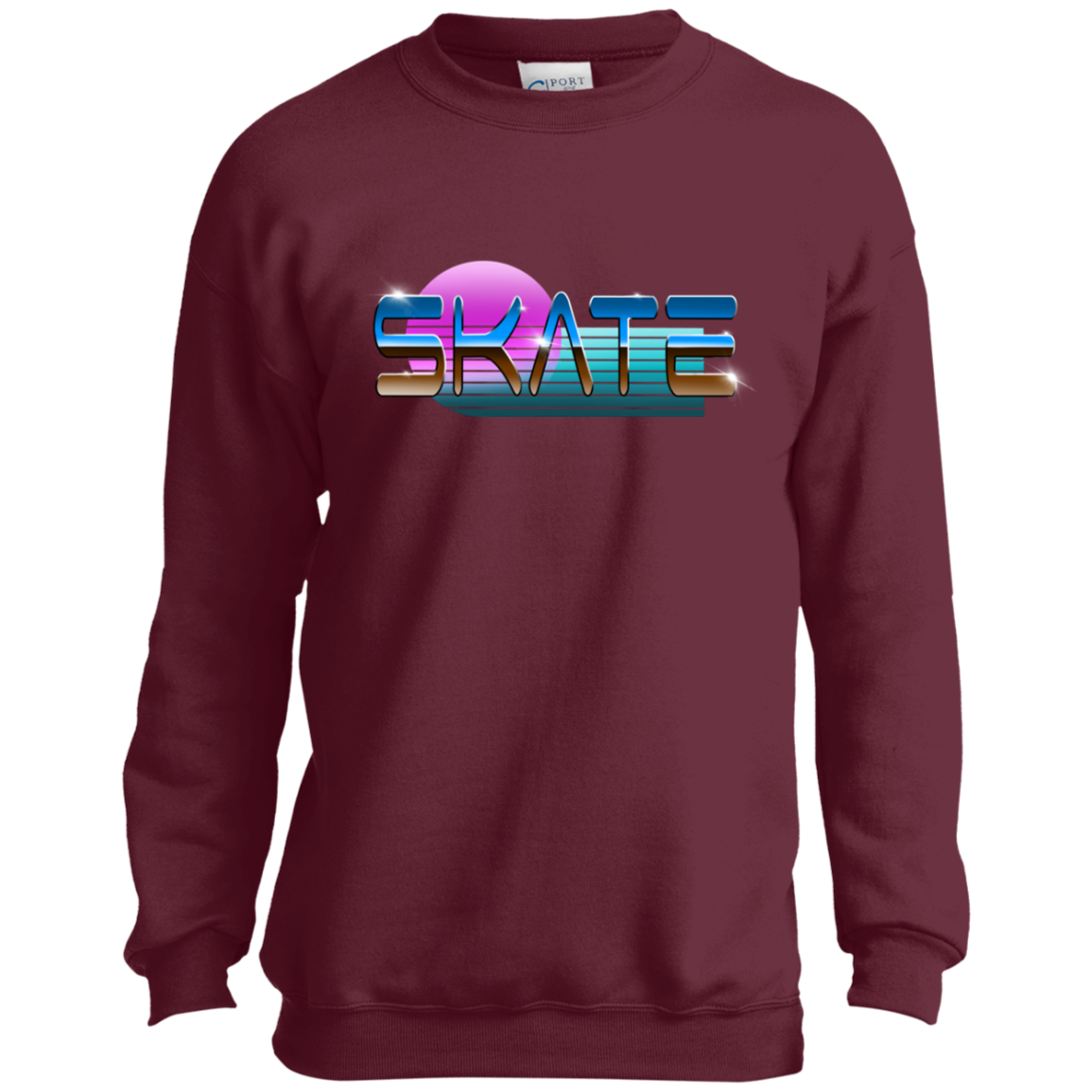 Skate Skateboarding Skateboarder Youth Crewneck Sweatshirt