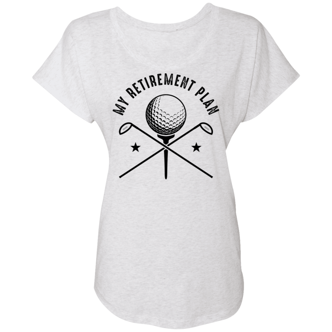My Retirement Plan is Golfing Women's Dolman Sleeve