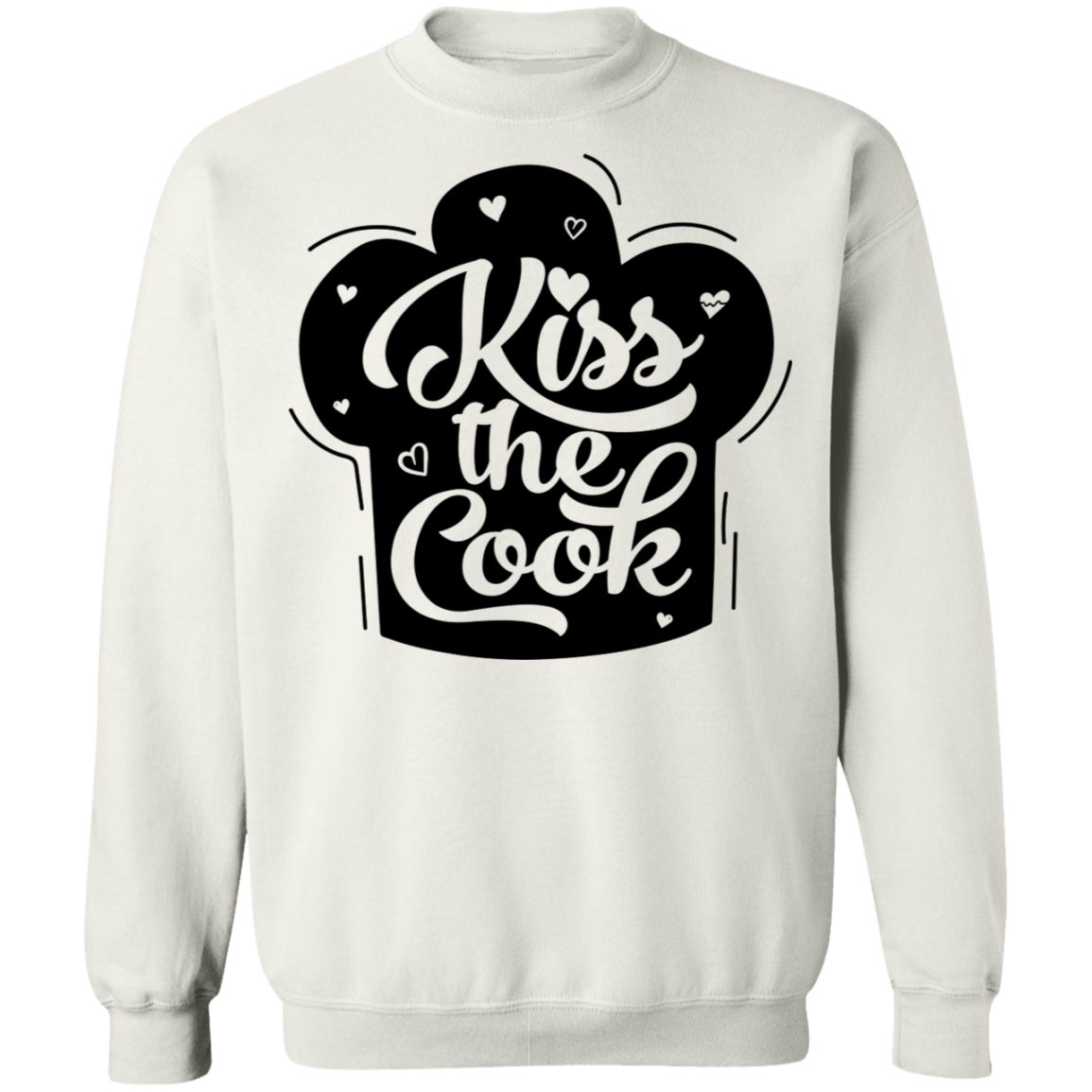 Kiss The Cook Chef Crewneck Sweatshirt