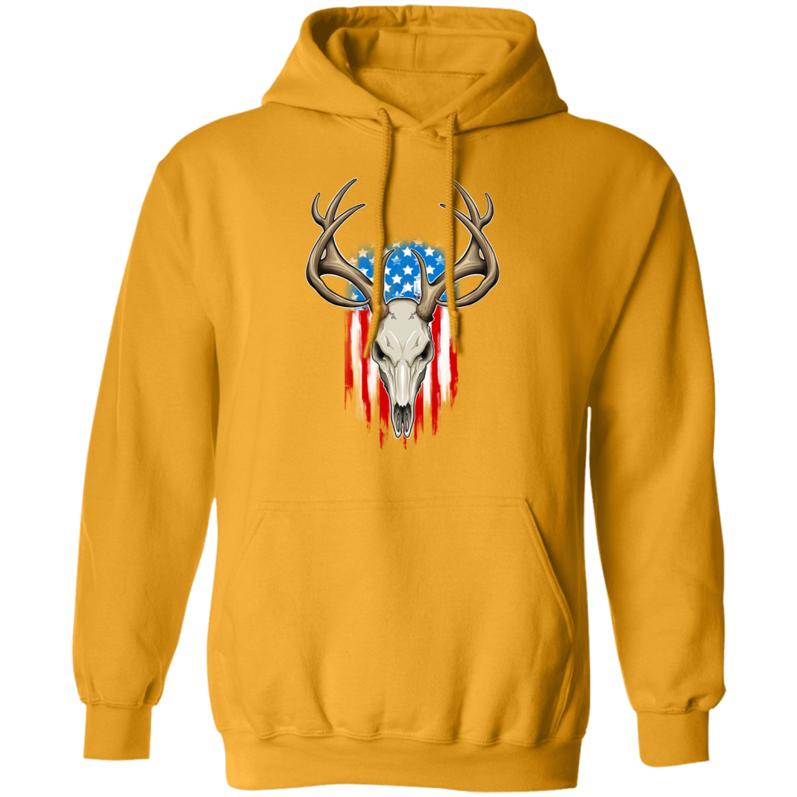 American Flag Hunting Pullover Hoodie