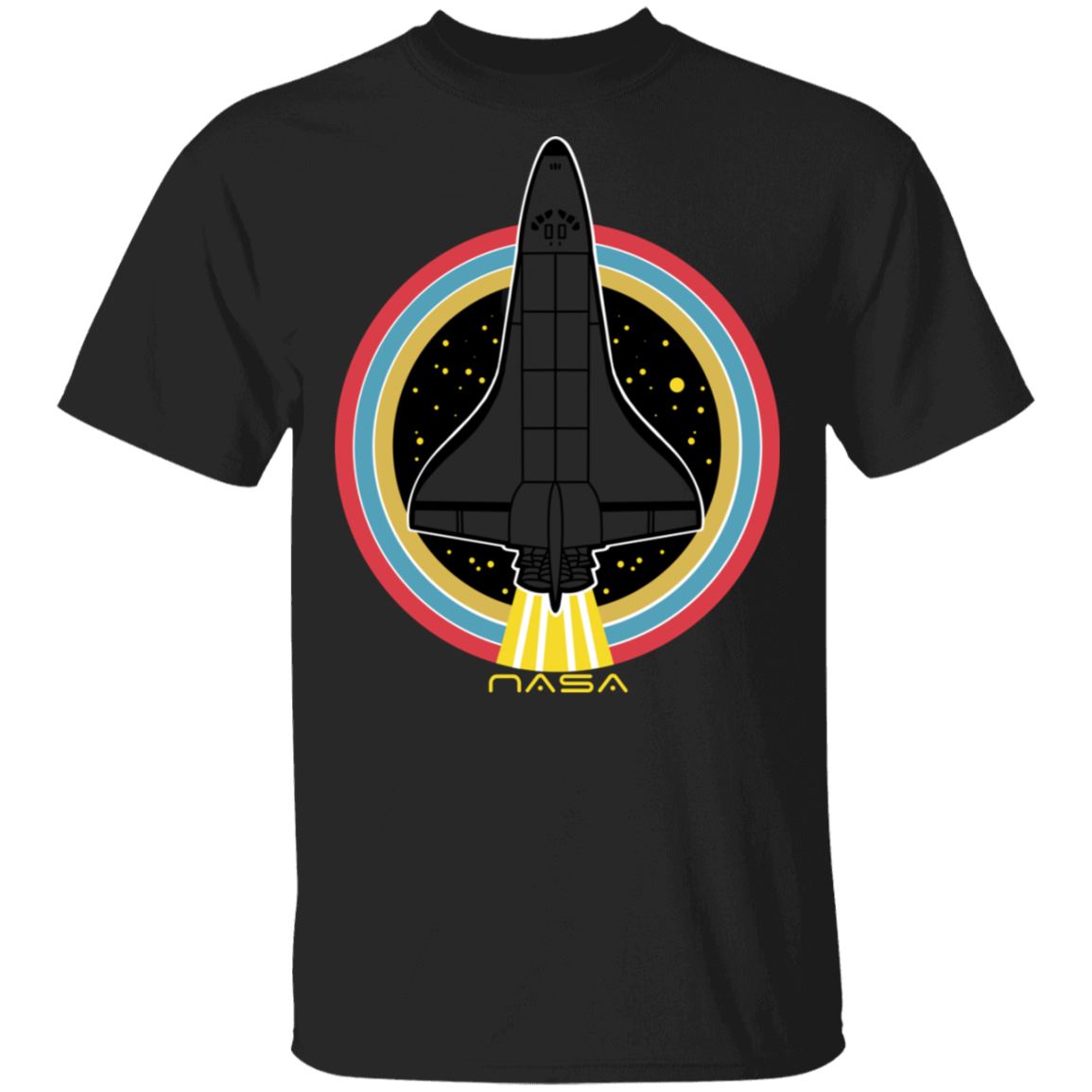 Men's Retro Space Ship T-Shirt