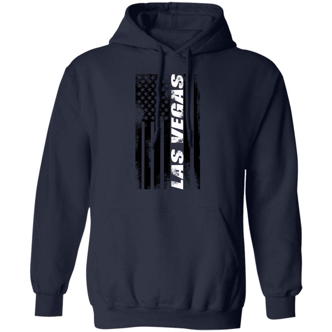 Las Vegas Nevada American Flag Pullover Hoodie