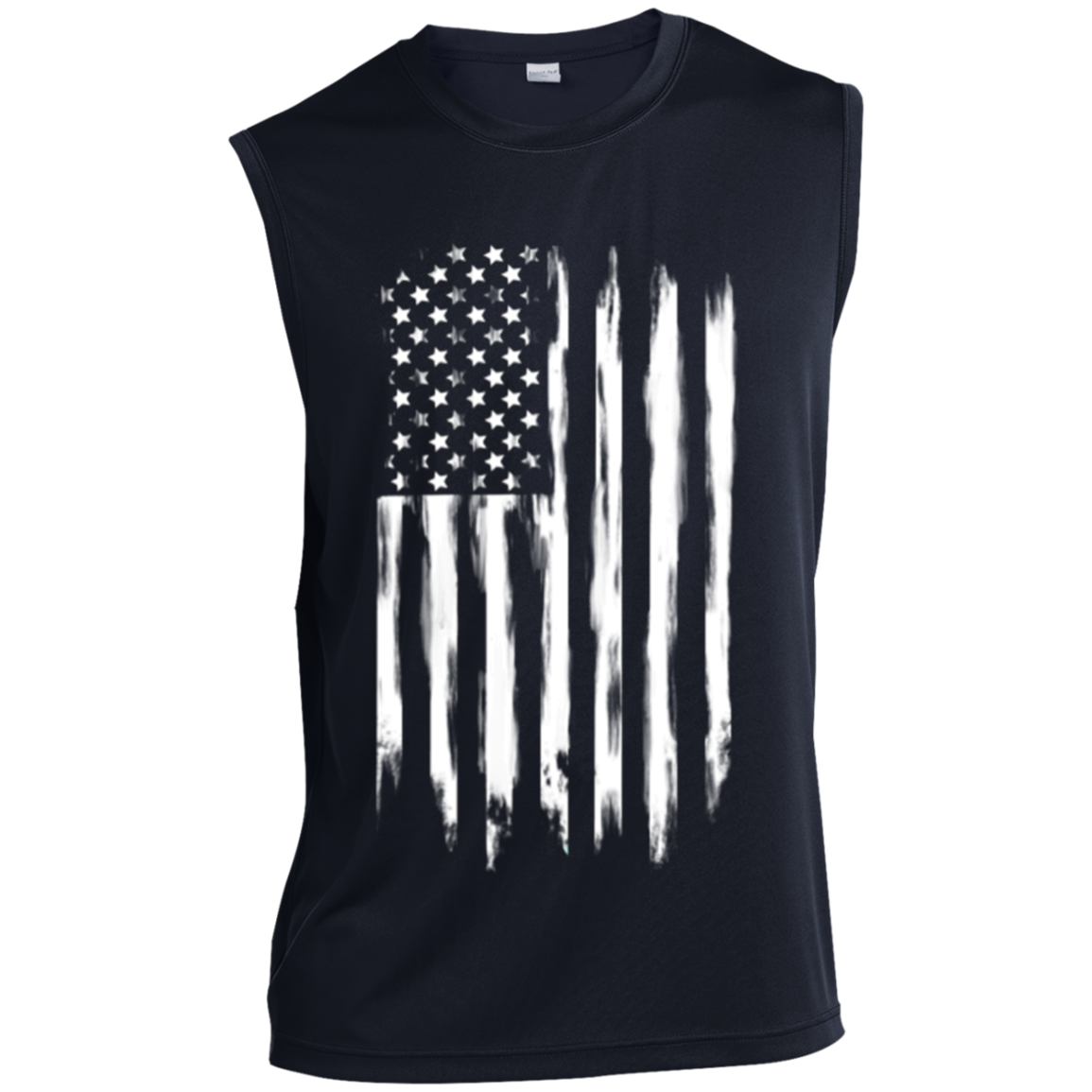 American Flag Sleeveless Performance T-Shirt