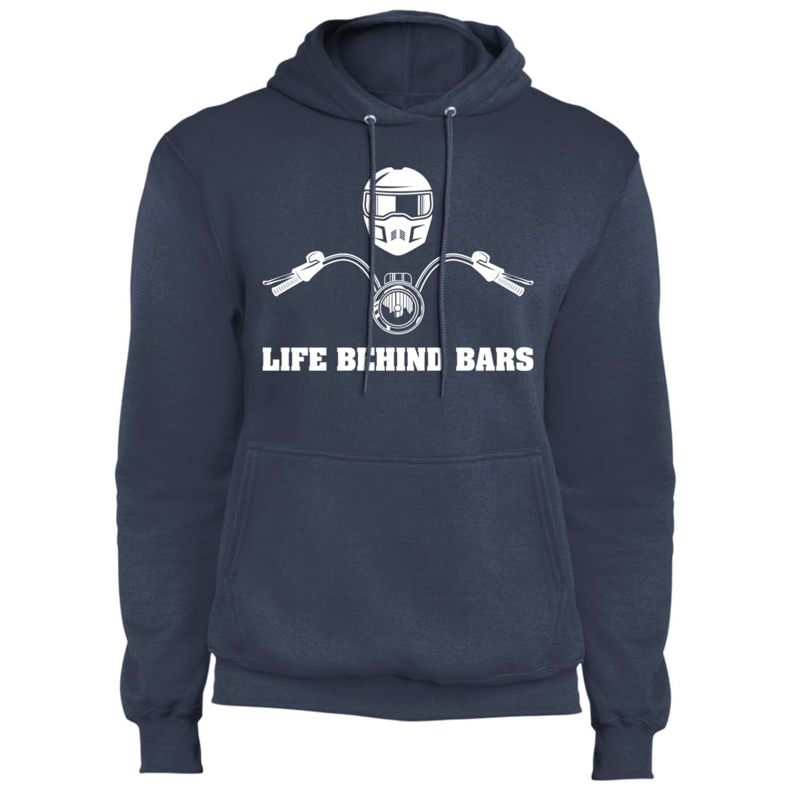 Life Behind Bars Motorcycle Rider Pullover Hoodie
