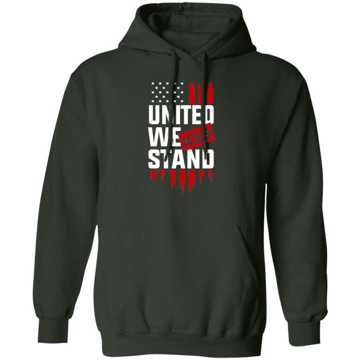 United We Keg Stand Drinking Beer American Flag Pullover Hoodie