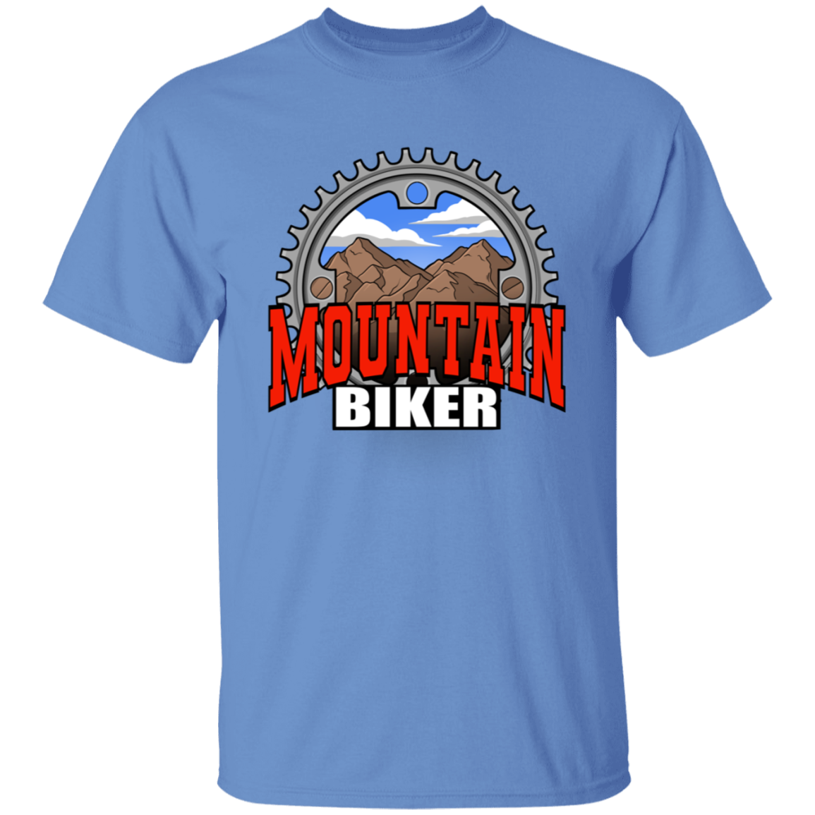Mountain Biker Scenery T-Shirt