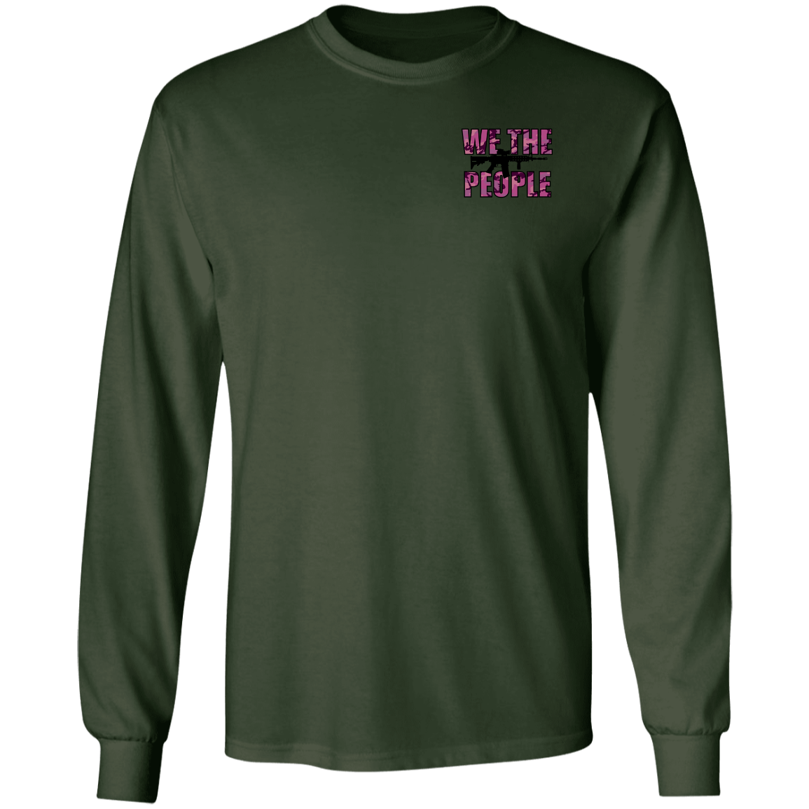 We the People United We Stand Double Sided Long Sleeve T-Shirt
