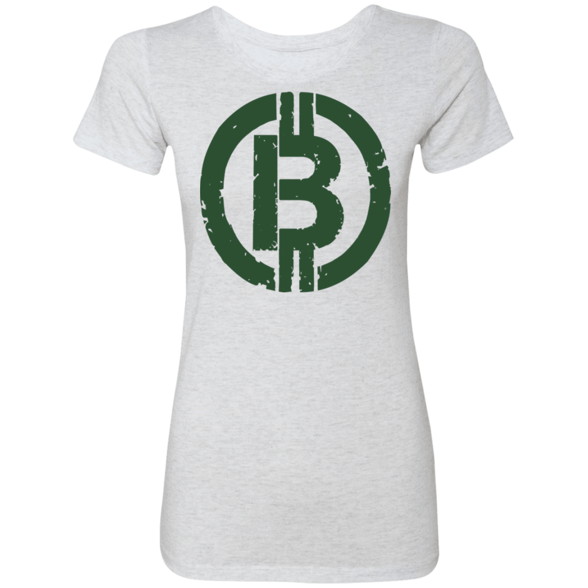 Military Green Bitcoin Hodl Cryptocurrency BTC Women's T-Shirt