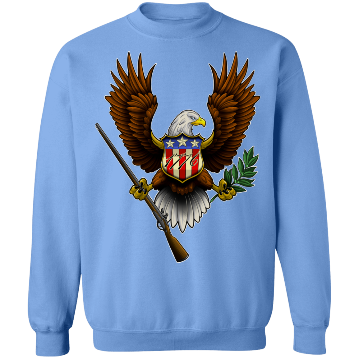 1776 American Bald Eagle Crewneck Sweatshirt